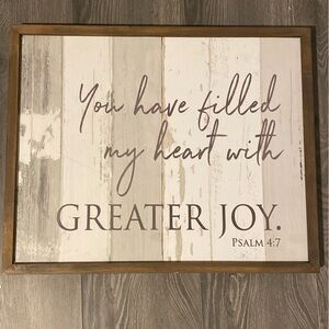 Rustic scripture Wall Decor